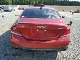 2019 Genesis G70 Advanced with VIN KMTG34LE5KU031794, listed as a Copart auction lot 56139885 with 34,873 mi miles and Salvage title. Bid and sale history available at DreamBid. Image 6.