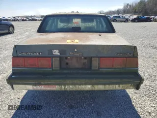 1988 Chevrolet Celebrity z VIN 1G1AW51W8J6159794, wystawiony jako Copart lot #47321315 z przebiegiem 181 956 mil mil oraz Nie do naprawy. Historia ofert i sprzedaży dostępna na DreamBid. Obrazek 6.