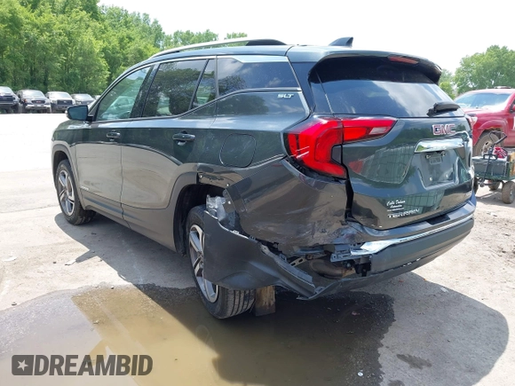 2020 GMC Terrain SLT z VIN 3GKALVEV2LL118589, wystawiony jako IAAI lot #42235449 z przebiegiem 83 573 mil mil oraz . Historia ofert i sprzedaży dostępna na DreamBid. Obrazek 3.
