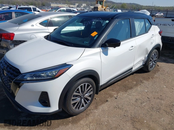 2023 Nissan Kicks SR with VIN 3N1CP5DV7PL541915, listed as a IAAI auction lot 41891404 with 12,264 mi miles. Bid and sale history available at carsss.com. Image 18.