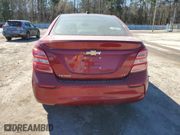 2017 Chevrolet Sonic LT with VIN 1G1JD5SH2H4103474, listed as a Copart auction lot 46789205 with 84,611 mi miles and Salvage title. Bid and sale history available at DreamBid. Image 6.