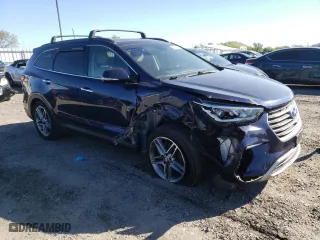 2017 Hyundai Santa Fe Limited Ultimate with VIN KM8SRDHFXHU190114, listed as a Copart auction lot 50298055 with 119,679 mi miles and Salvage Title. Bid and sale history available at carsss.com. Image 4.