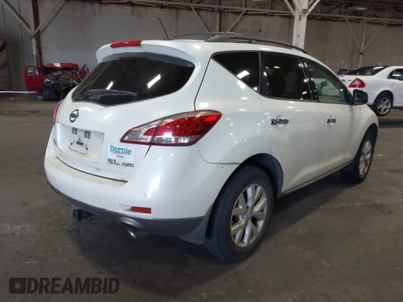 2011 Nissan Murano SL z VIN JN8AZ1MW4BW166623, wystawiony jako IAAI lot #42475943 z przebiegiem 200 646 mil mil oraz . Historia ofert i sprzedaży dostępna na DreamBid. Obrazek 4.