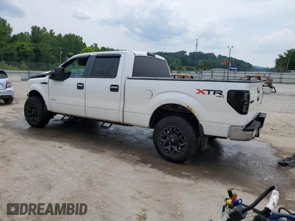2012 Ford F-150 XL with VIN 1FTFW1ET3CFA97536, listed as a Copart auction lot 60842665 with 136,127 mi miles and Salvage title. Bid and sale history available at DreamBid. Image 2.