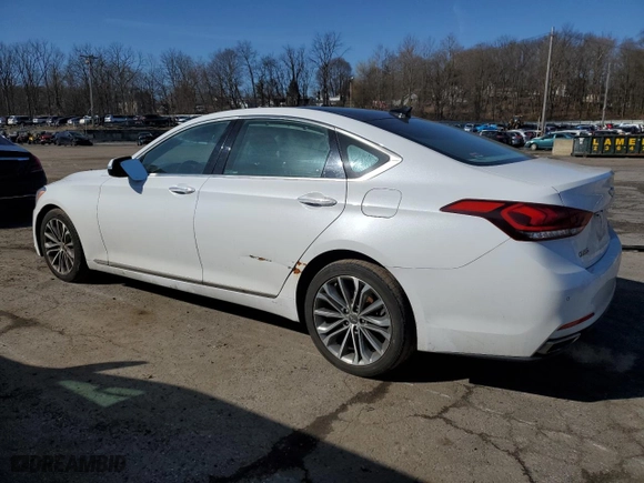 2016 Hyundai Genesis 3.8L with VIN KMHGN4JEXGU142923, listed as a Copart auction lot 49267195 with 179,723 mi miles and Salvage Title. Bid and sale history available at carsss.com. Image 2.