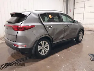2017 Kia Sportage LX with VIN KNDPM3AC5H7107772, listed as a IAAI auction lot 41098482 with 77,855 mi miles. Bid and sale history available at carsss.com. Image 4.
