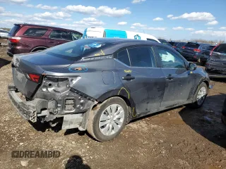 2024 Nissan Sentra S with VIN 3N1AB8BV4RY284020, listed as a Copart auction lot 50609485 with 48,950 mi miles and Salvage Title. Bid and sale history available at DreamBid. Image 3.
