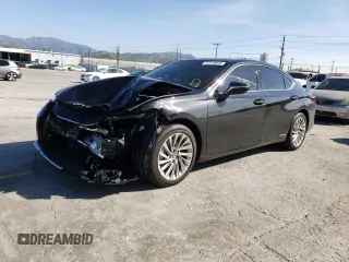 2022 Lexus ES 300h Luxury with VIN 58AEA1C14NU021936, listed as a Copart auction lot 37510093 with 7,292 mi miles and Salvage title. Bid and sale history available at DreamBid. Image 1.