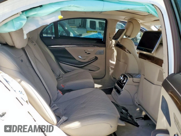 2015 Mercedes-Benz S with VIN WDDUG7GB7FA135269, listed as a Copart auction lot 50254395 with 63,458 mi miles and Salvage Title. Bid and sale history available at DreamBid. Image 10.