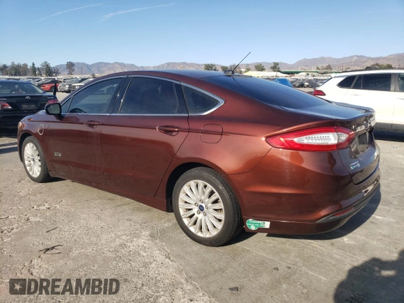 2016 Ford Fusion Energi SE Luxury with VIN 3FA6P0PUXGR305715, listed as a Copart auction lot 89218055 with 160,547 mi miles and Salvage Title. Bid and sale history available at carsss.com. Image 2.
