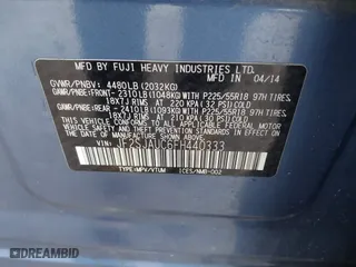 2015 Subaru Forester 2.5i Touring with VIN JF2SJAUC6FH440333, listed as a IAAI auction lot 41414701 with 115,223 mi miles. Bid and sale history available at carsss.com. Image 9.
