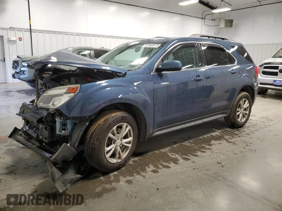 2016 Chevrolet Equinox LT z VIN 2GNFLFEK8G6302286, wystawiony jako Copart lot #52908975 z przebiegiem Nie podano mil oraz Szkoda całkowita • Salvage title. Historia ofert i sprzedaży dostępna na DreamBid. Obrazek 1.