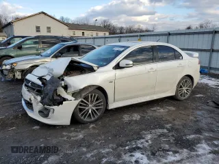 2017 Mitsubishi Lancer ES with VIN JA32V2FW3HU002880, listed as a Copart auction lot 88134085 with 129,954 mi miles and Salvage Title. Bid and sale history available at carsss.com. Image 1.