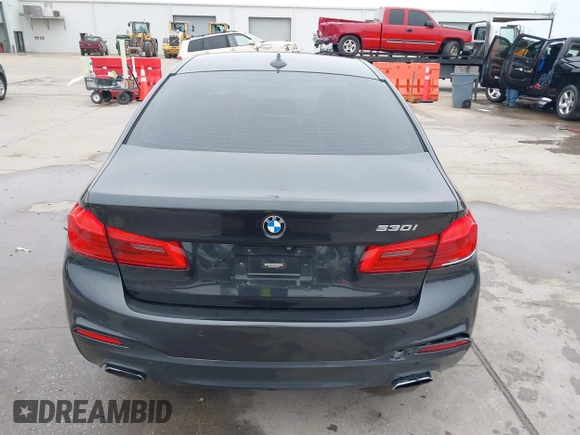 2018 BMW 5 Series 530i with VIN WBAJA5C58JWA39567, listed as a IAAI auction lot 41707627 with Not Provided miles and . Bid and sale history available at DreamBid. Image 16.