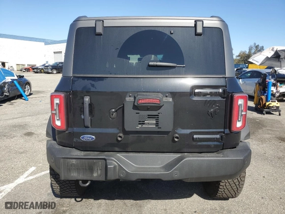 2024 Ford Bronco Wildtrak with VIN 1FMEE2BP1RLA54539, listed as a Copart auction lot 46310905 with 12,545 mi miles and Salvage Title. Bid and sale history available at carsss.com. Image 6.