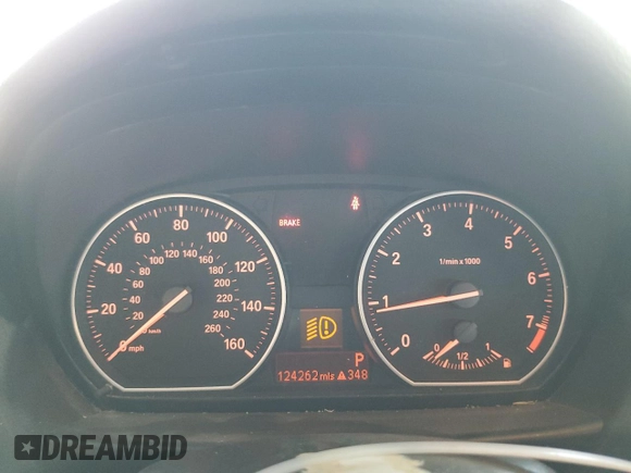 2011 BMW 1 Series 128i with VIN WBAUP7C56BVP21505, listed as a Copart auction lot 52437505 with 124,562 mi miles and Clean Title. Bid and sale history available at DreamBid. Image 9.