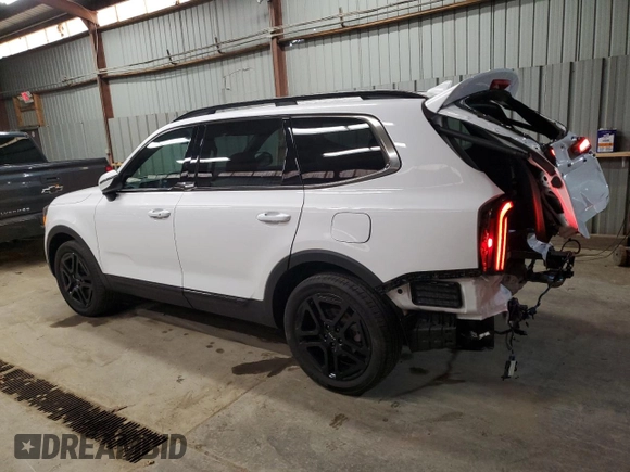 2024 Kia Telluride EX with VIN 5XYP3DGCXRG521053, listed as a Copart auction lot 50351475 with 18,227 mi miles and Salvage title. Bid and sale history available at DreamBid. Image 2.