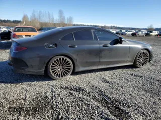 2019 Mercedes-Benz CLS with VIN WDD2J6BB7KA031496, listed as a Copart auction lot 86726714 with 62,174 mi miles and Salvage Title. Bid and sale history available at carsss.com. Image 3.