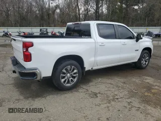 2022 Chevrolet Silverado 1500 LT with VIN 1GCPWCEDXNZ145527, listed as a Copart auction lot 47473405 with 43,995 mi miles and Salvage Title. Bid and sale history available at DreamBid. Image 3.