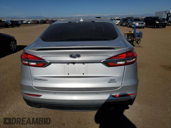 2019 Ford Fusion SE with VIN 3FA6P0HD3KR251262, listed as a Copart auction lot 52987855 with 119,335 mi miles and Salvage Title. Bid and sale history available at carsss.com. Image 6.