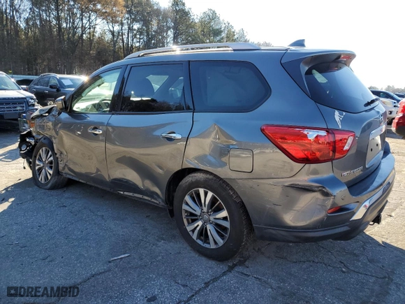 2019 Nissan Pathfinder SV with VIN 5N1DR2MN6KC599640, listed as a Copart auction lot 45449045 with 105,467 mi miles and Salvage Title. Bid and sale history available at carsss.com. Image 2.