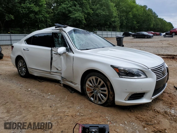 2013 Lexus LS 460 L z VIN JTHGL5EF1D5047481, wystawiony jako Copart lot #58738095 z przebiegiem 93 775 mil mil oraz Szkoda całkowita • Salvage title. Historia ofert i sprzedaży dostępna na DreamBid. Obrazek 4.