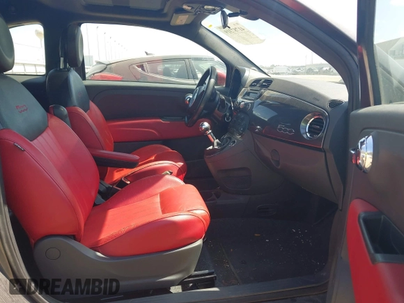 2014 FIAT 500 Sport with VIN 3C3CFFBR0ET190956, listed as a IAAI auction lot 41787319 with 140,754 mi miles and . Bid and sale history available at DreamBid. Image 5.