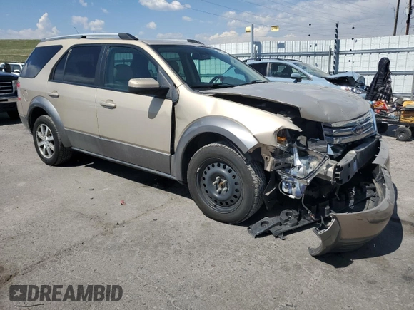 2008 Ford Taurus X SEL z VIN 1FMDK02W58GA27299, wystawiony jako Copart lot #54070345 z przebiegiem 82 629 mil mil oraz Szkoda całkowita • Salvage title. Historia ofert i sprzedaży dostępna na DreamBid. Obrazek 4.