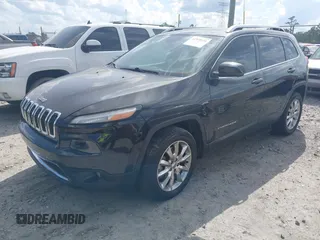 2014 Jeep Cherokee Limited with VIN 1C4PJMDS0EW240720, listed as a IAAI auction lot 41978131 with 114,560 mi miles. Bid and sale history available at carsss.com. Image 16.