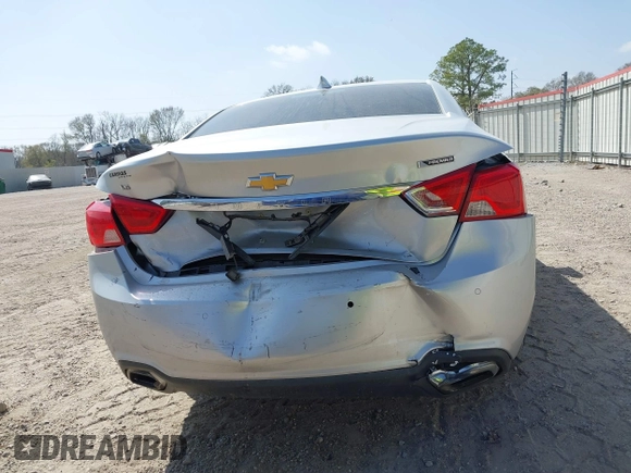 2019 Chevrolet Impala Premier with VIN 1G1105S38KU104068, listed as a IAAI auction lot 41780641 with 96,921 mi miles and . Bid and sale history available at DreamBid. Image 16.