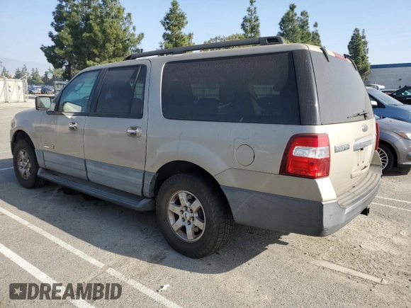 2007 Ford Expedition EL XLT with VIN 1FMFK15527LA16915, listed as a Copart auction lot 86922514 with 113,391 mi miles and Clean Title. Bid and sale history available at carsss.com. Image 2.