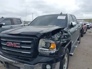 2015 GMC Sierra 1500 SLT with VIN 3GTU2VEC6FG383913, listed as a IAAI auction lot 41888606 with 122,181 mi miles and . Bid and sale history available at DreamBid. Image 2.