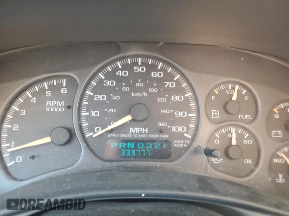 2002 Chevrolet Tahoe LT with VIN 1GNEK13Z12R129080, listed as a Copart auction lot 65446334 with 339,777 mi miles and Salvage Title. Bid and sale history available at carsss.com. Image 9.