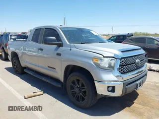 2019 Toyota Tundra SR5 with VIN 5TFUW5F11KX819283, listed as a IAAI auction lot 42439551 with 43,938 mi miles and . Bid and sale history available at DreamBid. Image 1.