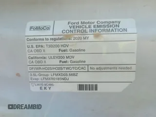 2020 Ford Transit Cargo z VIN 1FTBR1XG3LKB79165, wystawiony jako IAAI lot #42763042 z przebiegiem 140 992 mil mil oraz . Historia ofert i sprzedaży dostępna na DreamBid. Obrazek 12.
