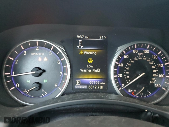 2017 Infiniti Q60 Premium with VIN JN1CV7EL9HM320869, listed as a Copart auction lot 84380414 with 99,797 mi miles and Salvage title. Bid and sale history available at DreamBid. Image 9.