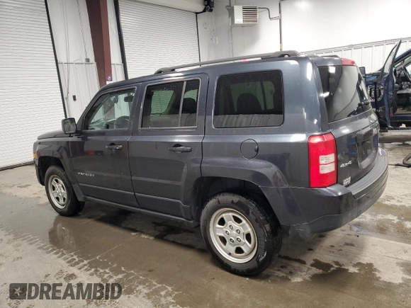 2016 Jeep Patriot Sport with VIN 1C4NJRBB7GD535528, listed as a Copart auction lot 56628325 with 122,278 mi miles and Salvage title. Bid and sale history available at DreamBid. Image 2.