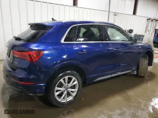 2021 Audi Q3 S line Premium with VIN WA1DECF33M1050472, listed as a Copart auction lot 50397795 with 28,876 mi miles and Salvage Title. Bid and sale history available at carsss.com. Image 3.