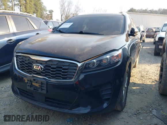 2020 Kia Sorento LX with VIN 5XYPG4A3XLG676836, listed as a IAAI auction lot 41684334 with 76,712 mi miles. Bid and sale history available at carsss.com. Image 16.