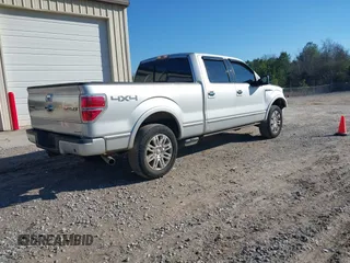 2011 Ford F-150 XL with VIN 1FTFW1EF1BFA03162, listed as a IAAI auction lot 41212287 with 218,060 mi miles. Bid and sale history available at carsss.com. Image 4.
