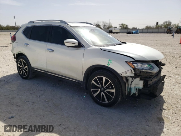 2019 Nissan Rogue S with VIN 5N1AT2MTXKC806601, listed as a Copart auction lot 49001305 with 68,982 mi miles and Salvage Title. Bid and sale history available at carsss.com. Image 4.