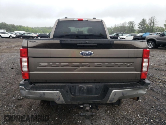 2022 Ford F-250 XL with VIN 1FT7W2B60NEF06206, listed as a Copart auction lot 57085915 with Not provided miles and Salvage title. Bid and sale history available at DreamBid. Image 6.
