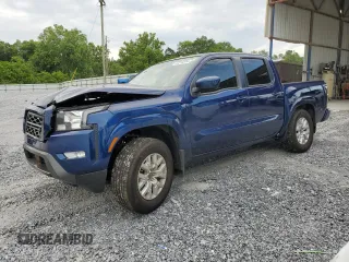 2023 Nissan Frontier Pro-X with VIN 1N6ED1EJ4PN639087, listed as a Copart auction lot 57213374 with 12,347 mi miles and Salvage title. Bid and sale history available at DreamBid. Image 1.