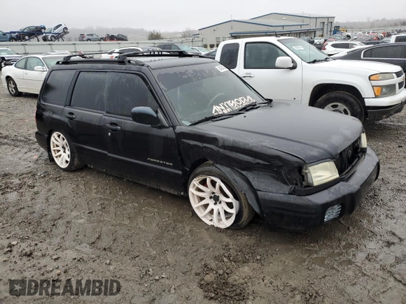 2001 Subaru Forester S w/Premium Pkg with VIN JF1SF65611H730807, listed as a Copart auction lot 84241384 with 221,698 mi miles and Salvage Title. Bid and sale history available at carsss.com. Image 4.