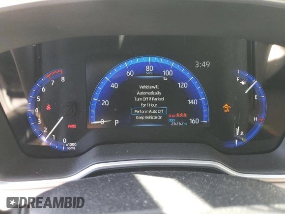 2022 Toyota Corolla Cross XLE z VIN 7MUDAABG7NV029746, wystawiony jako Copart lot #57632995 z przebiegiem 26 262 mil mil oraz Szkoda całkowita • Salvage title. Historia ofert i sprzedaży dostępna na DreamBid. Obrazek 9.