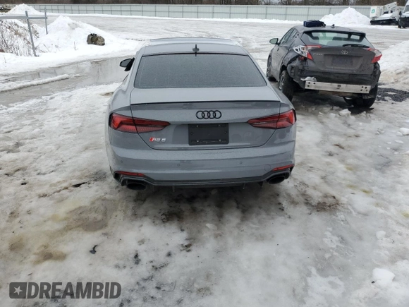 2019 Audi RS 5 z VIN WUAPWAF58KA902370, wystawiony jako Copart lot #46955635 z przebiegiem Nie podano mil oraz Szkoda całkowita • Salvage title. Historia ofert i sprzedaży dostępna na DreamBid. Obrazek 6.