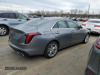 2021 Cadillac CT4 Luxury z VIN 1G6DA5RK1M0144276, wystawiony jako Copart lot #49243745 z przebiegiem 32 398 mil mil oraz Szkody całkowita. Historia ofert i sprzedaży dostępna na DreamBid. Obrazek 3.