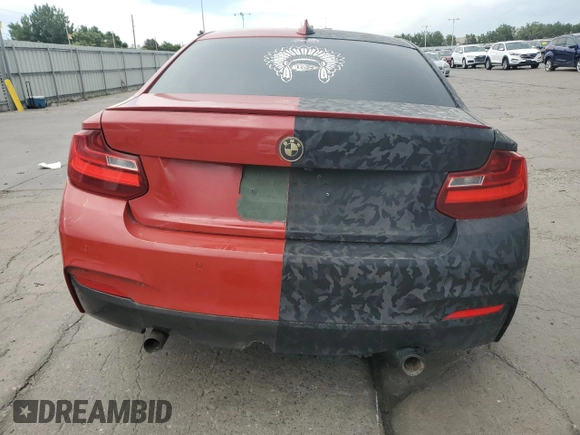 2016 BMW 2 Series M235i with VIN WBA1J7C50GV360056, listed as a Copart auction lot 64852295 with Not provided miles and Salvage title. Bid and sale history available at DreamBid. Image 6.