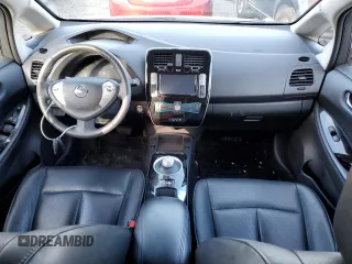 2015 Nissan LEAF SV with VIN 1N4AZ0CP7FC324367, listed as a Copart auction lot 75417783 with 47,839 mi miles. Bid and sale history available at carsss.com. Image 8.