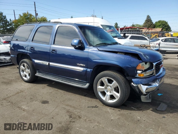 2003 GMC Yukon SLE with VIN 1GKEK13T53R207600, listed as a Copart auction lot 71494564 with 96,856 mi miles and Salvage Title. Bid and sale history available at carsss.com. Image 4.